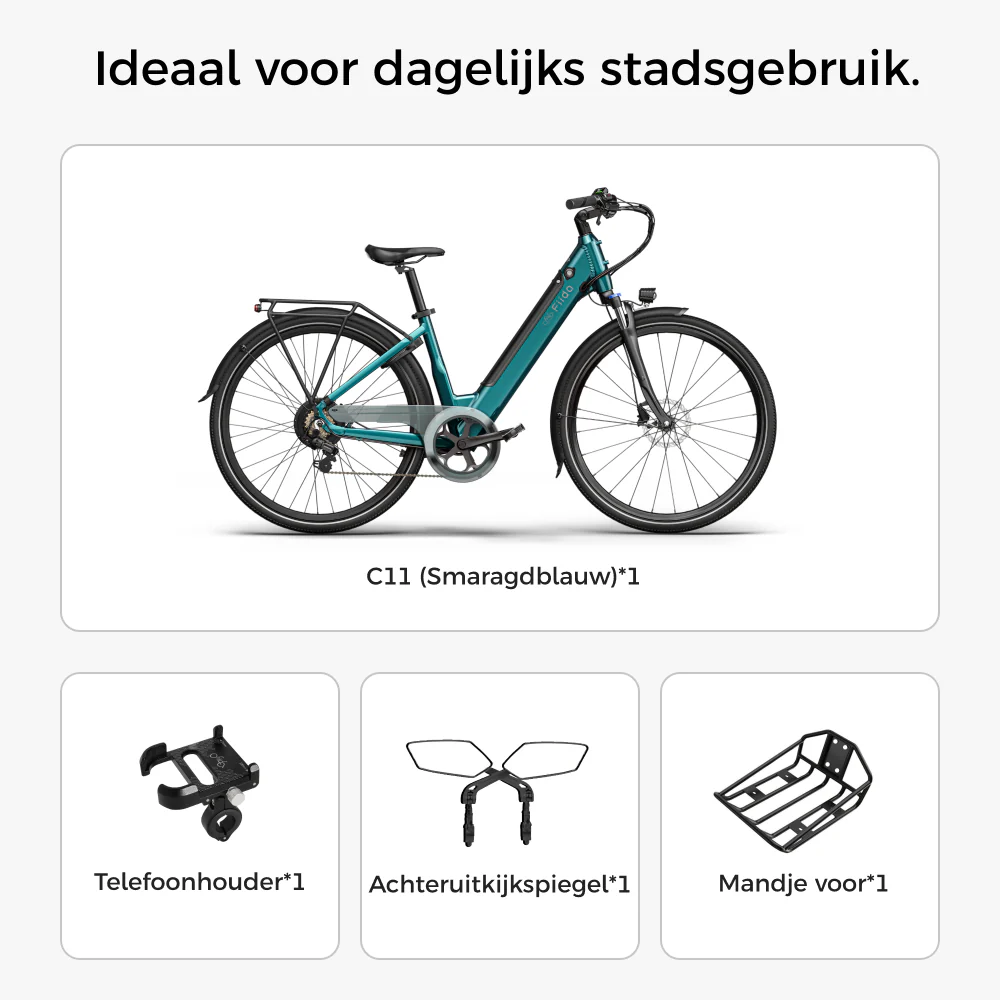 Fiido C11 Urban Lichtgewicht Elektrische Fiets - Image 13