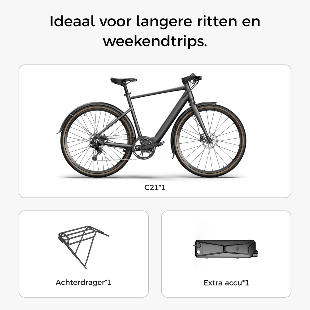 Fiido C21 E-Gravel & Stads-E-Bike - Image 14
