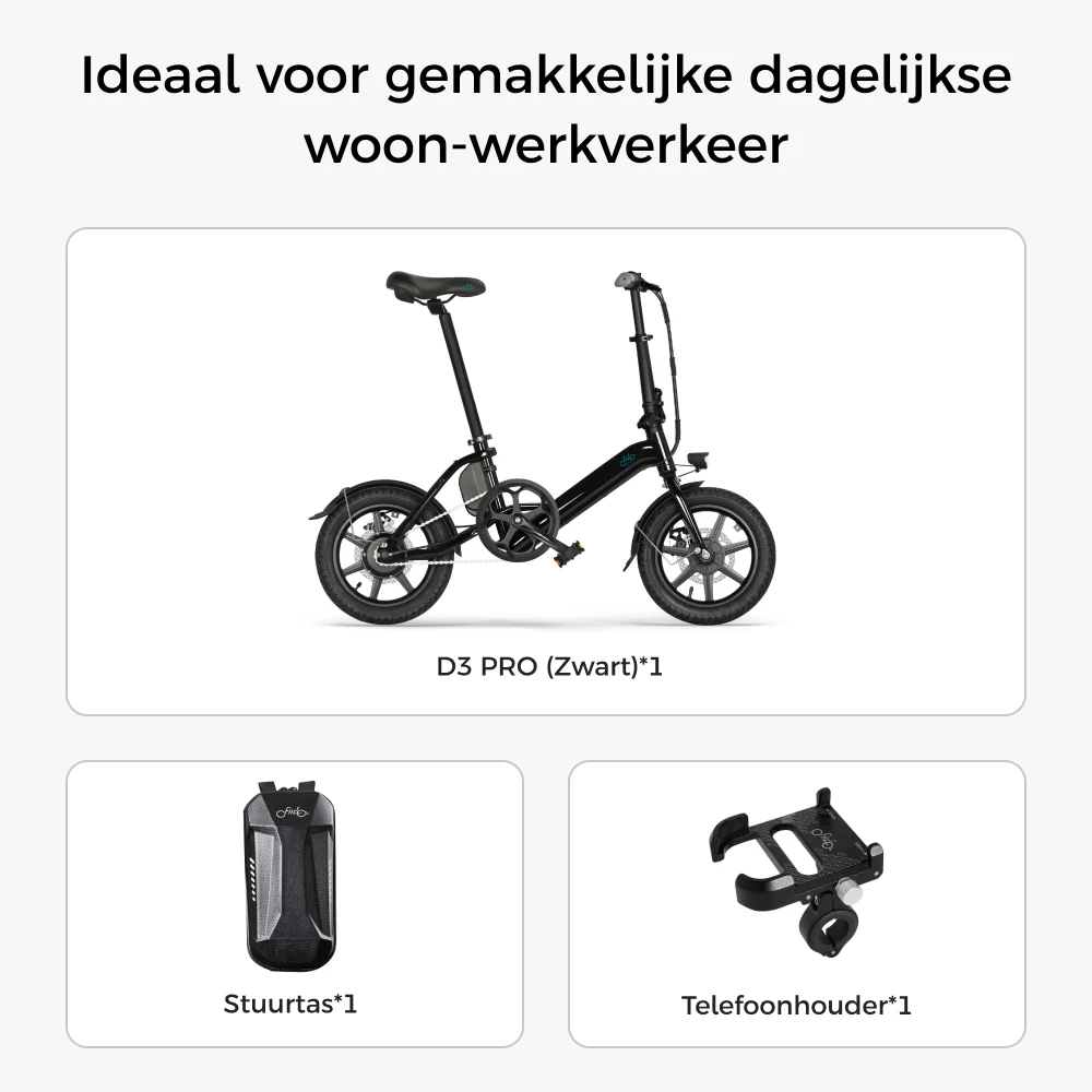 Fiido D3 Pro Mini Elektrische Vouwfiets - Image 14