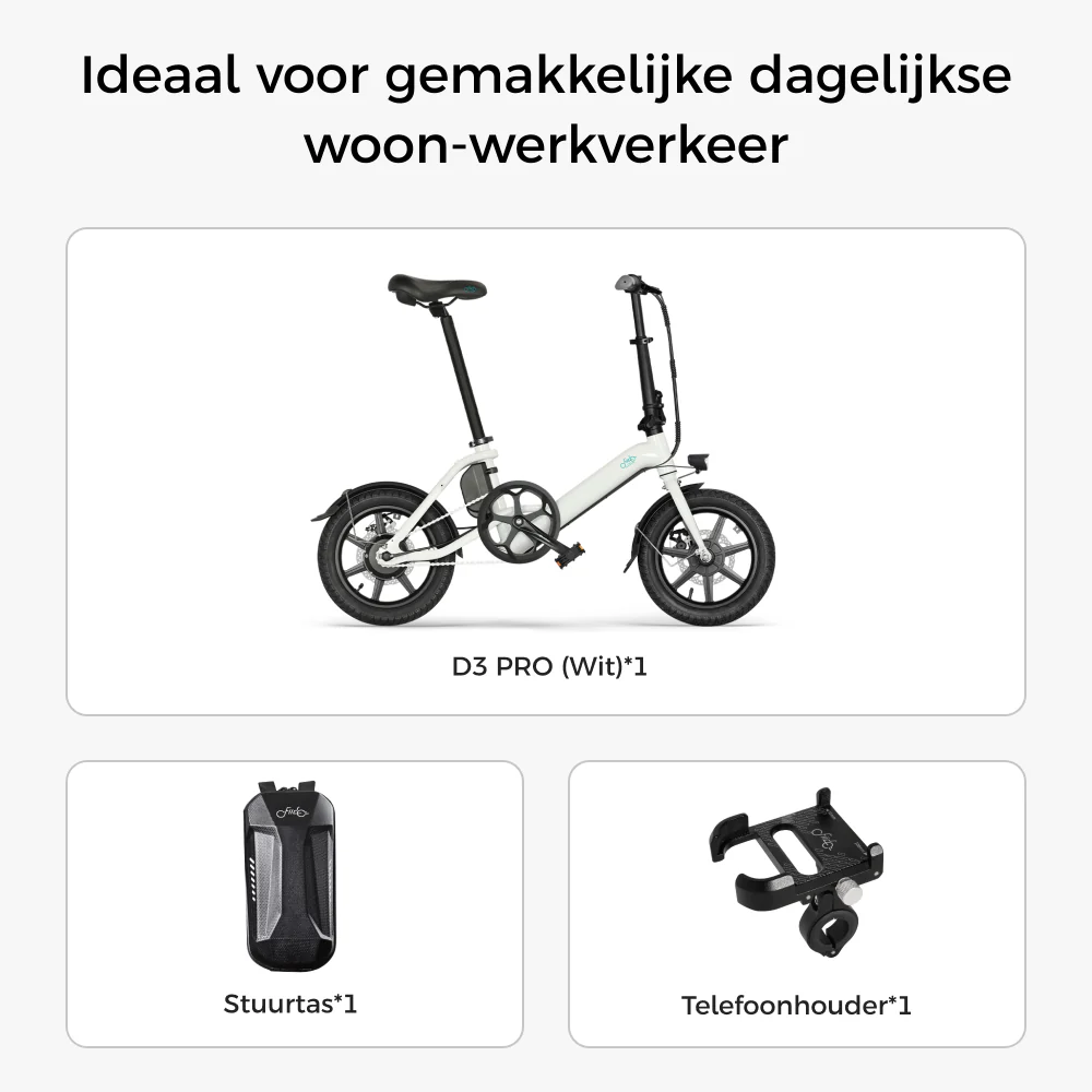 Fiido D3 Pro Mini Elektrische Vouwfiets - Image 15