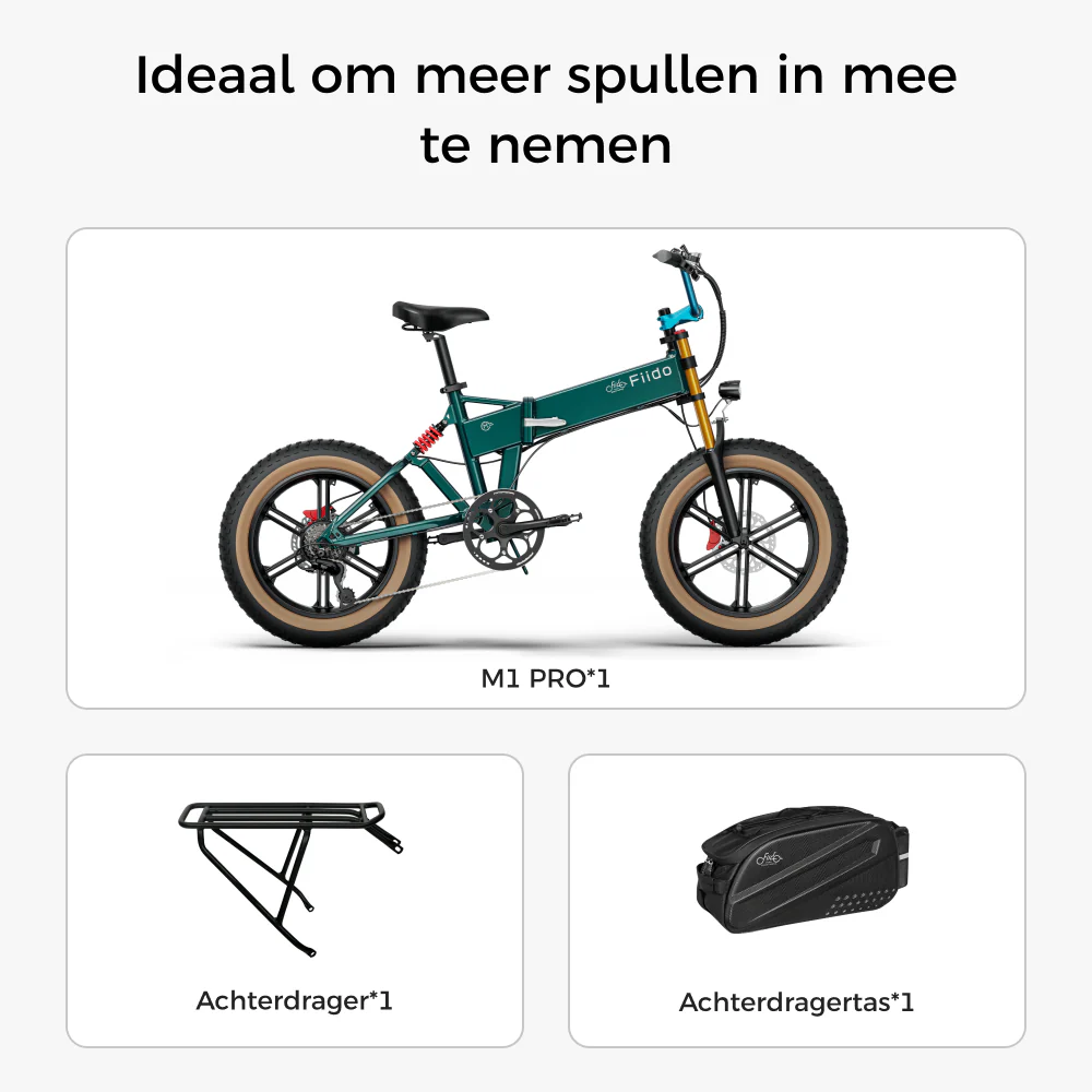 Fiido M1 Pro Fatbike Elektrische Crossfiets - Image 12