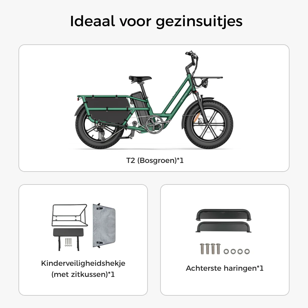 Fiido T2 elektrische bakfiets: 200 kg laadvermogen, 136,26 km actieradius - Image 16